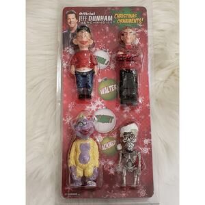 NEW Jeff Dunham Christmas Ornaments Walter Peanut Achmed Bubba J Gift Comedian‎